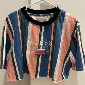 GUESS Oversized Crop Top
